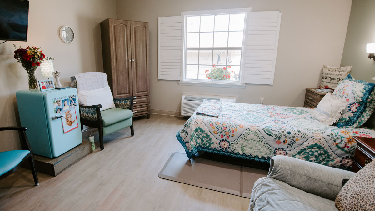 Patient Room at The Green House Cottages of Southern Hills